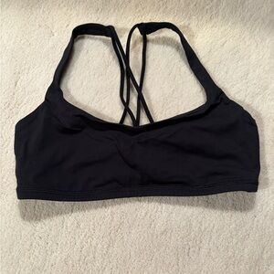 LULULEMON Black Strappy Sports Bra